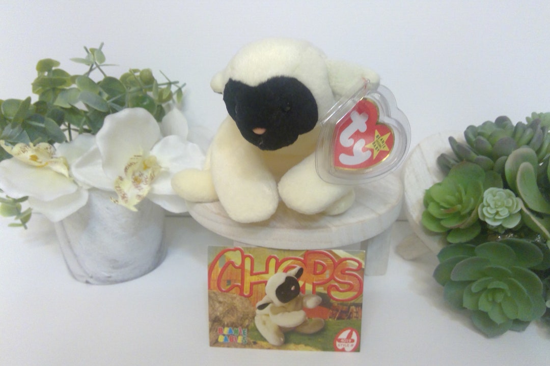 TY Beanie Baby chops the Lamb Plush/ 95 Etsy