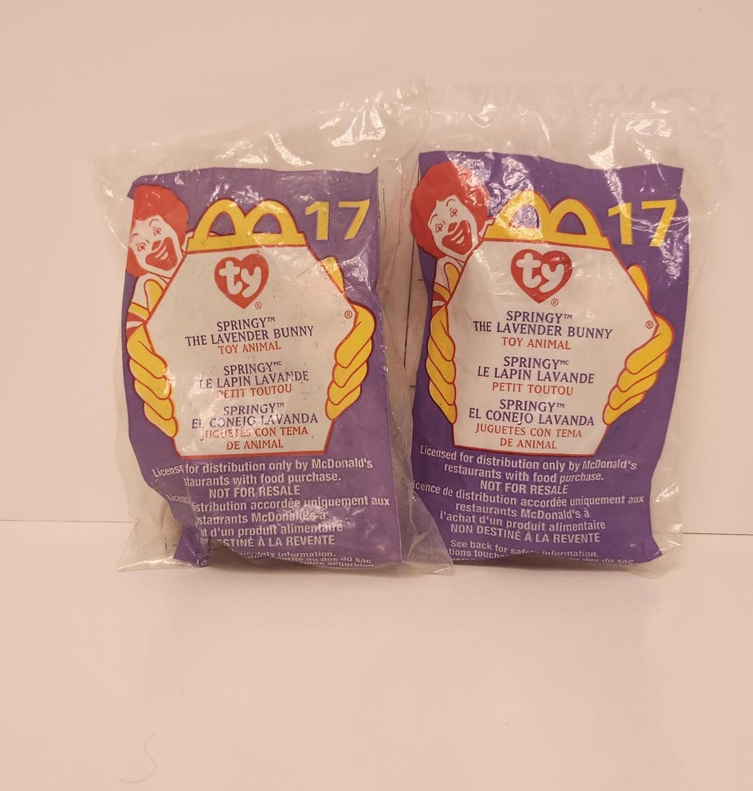 Springy the Lavender Bunny 2000 Collectible Mcdonalds / #17 - Etsy