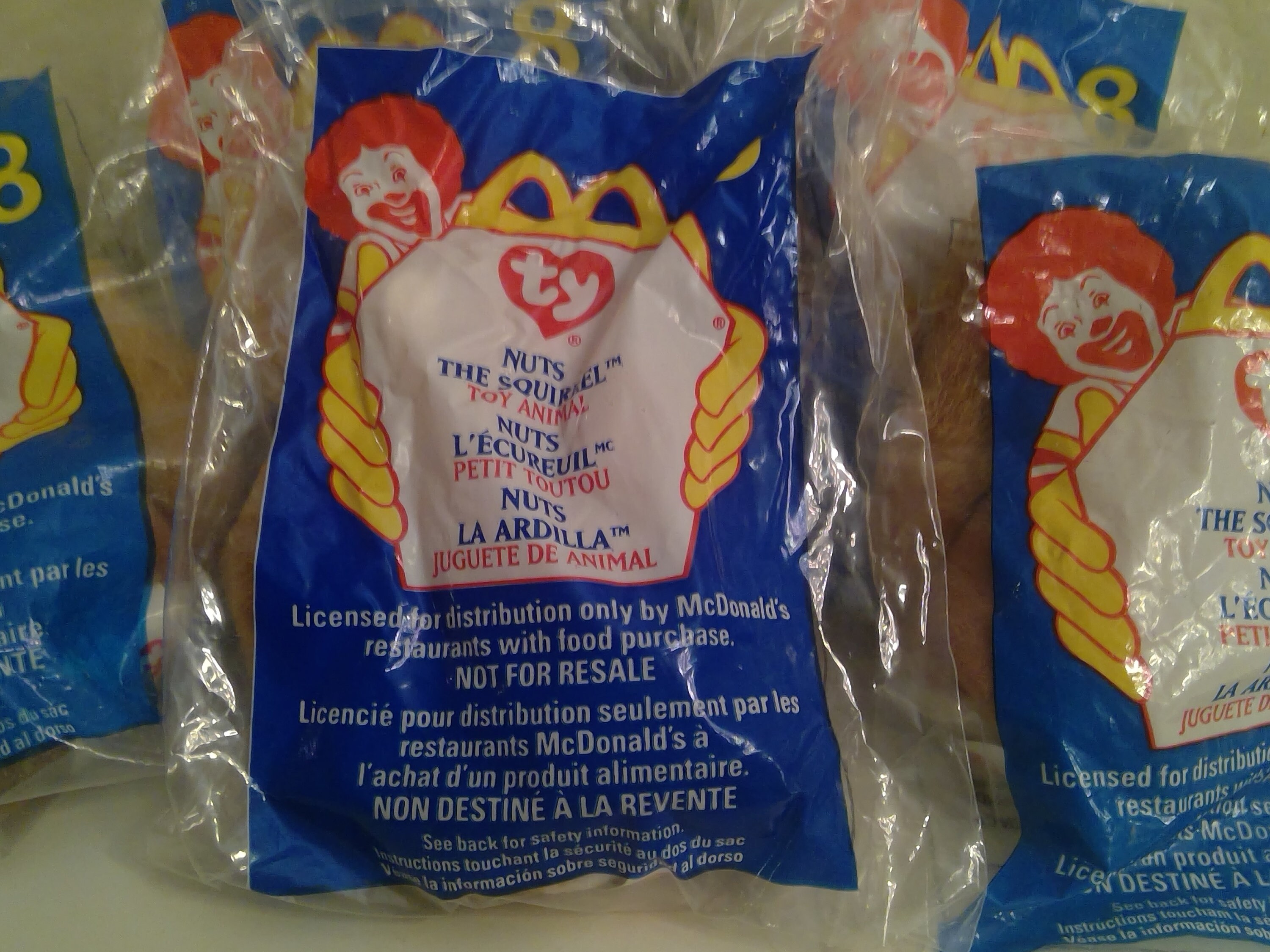 Ty nuts best sale the squirrel mcdonalds