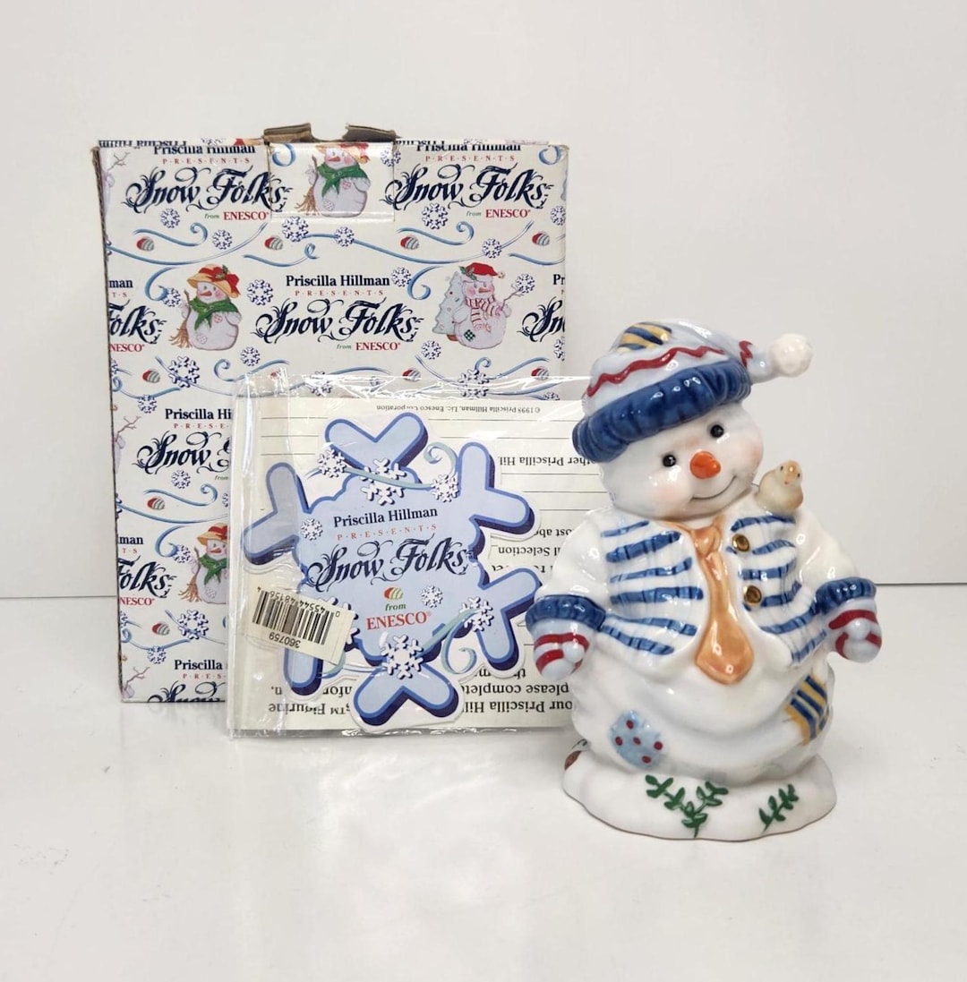 Vintage 1998 Enesco Snow Folks Figurine 