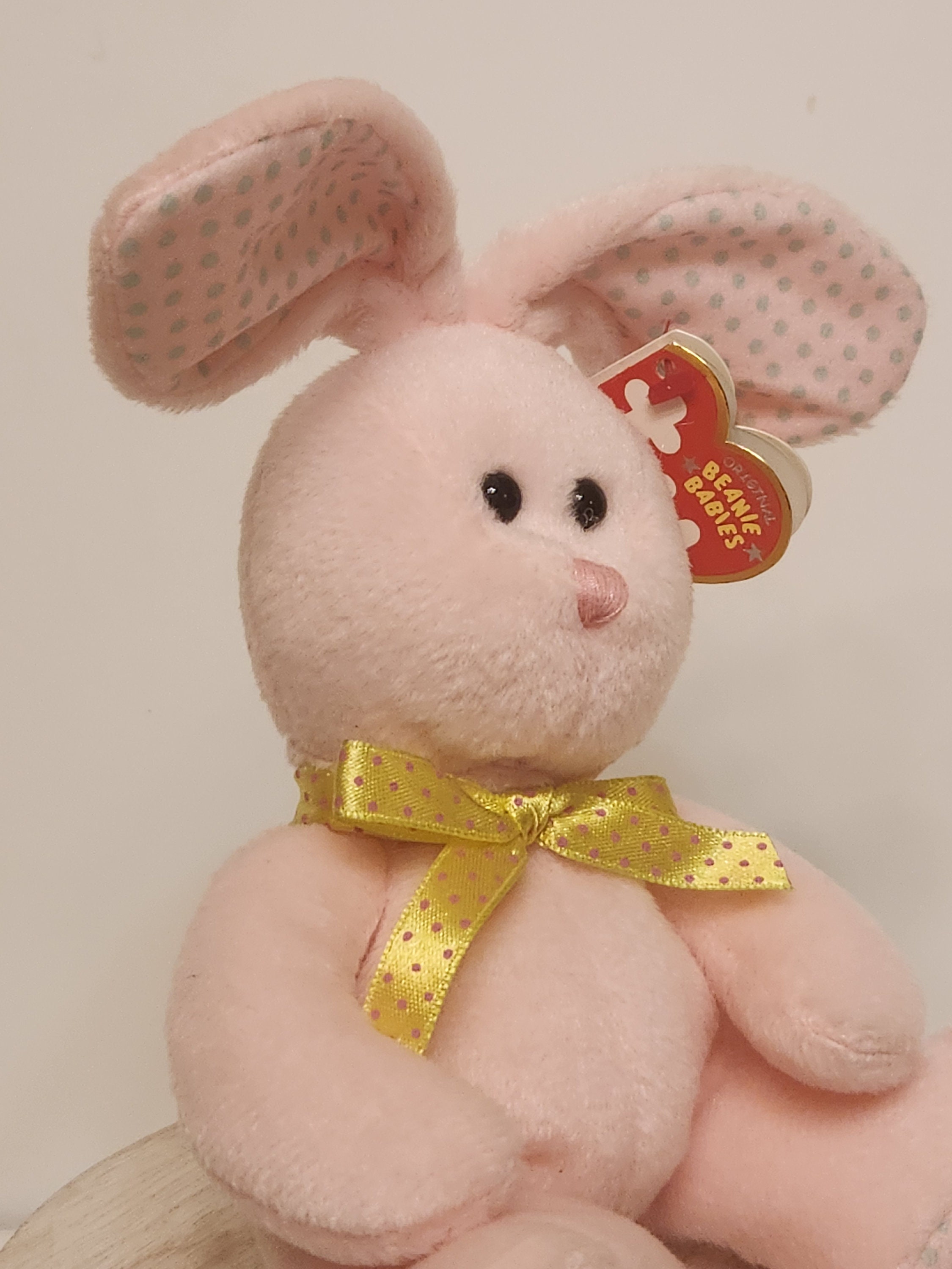 Ty Beanie Baby - Valley the Pink Easter Bunny (6.5in) - Etsy
