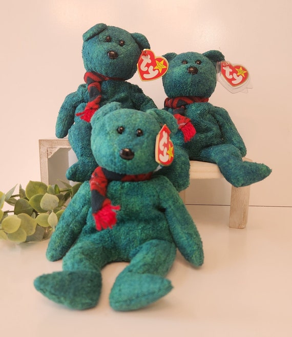 TY Wallace the Bear (1999) Beanie Baby - Etsy