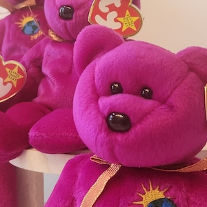 TY Beanie Baby Bear &quot;Millennium / 1999/