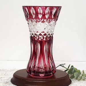 Val Saint Lambert Vase - Etsy