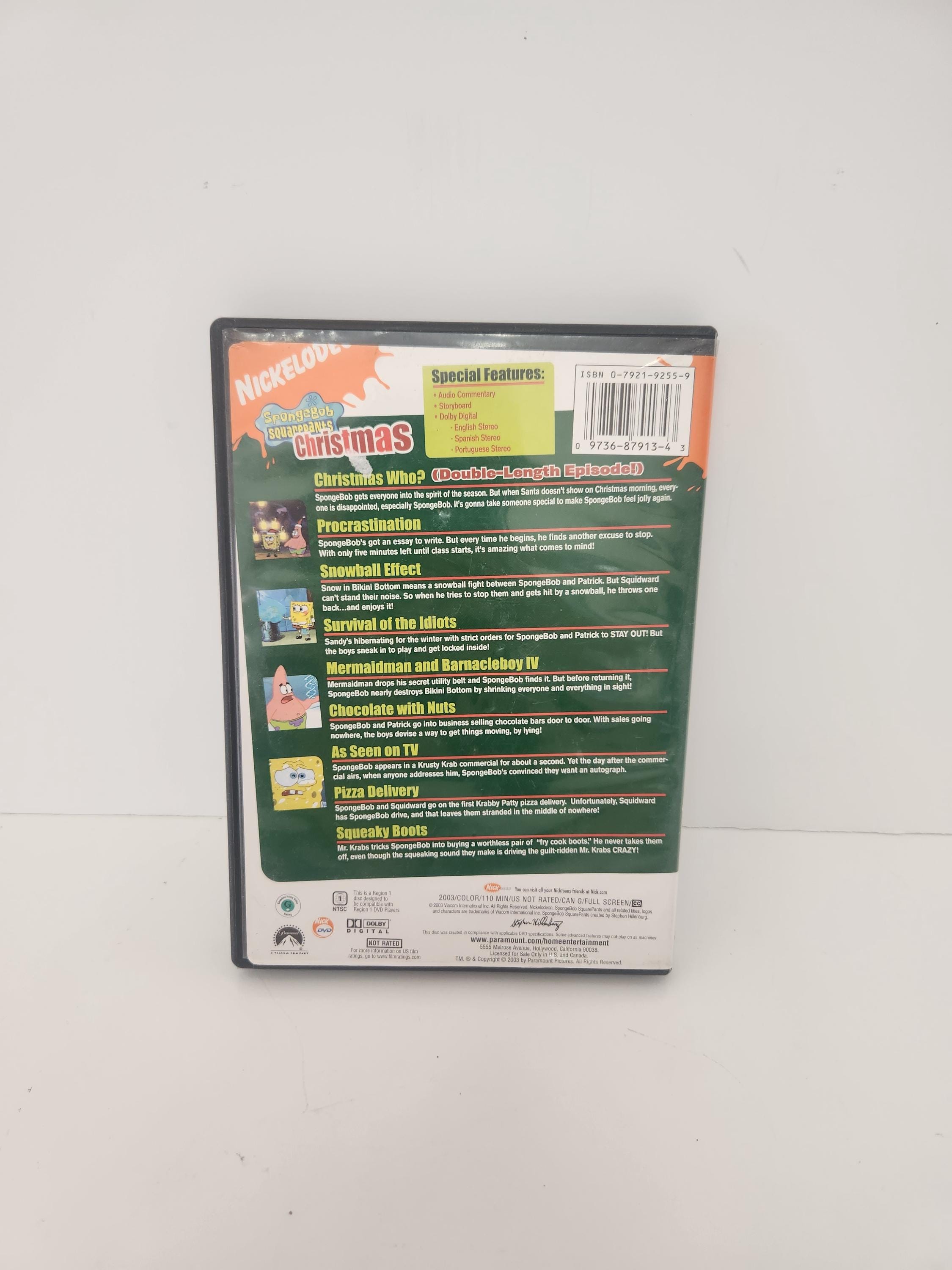 Spongebob Squarepants Christmas DVD | Includes "christmas Who?" Double ...