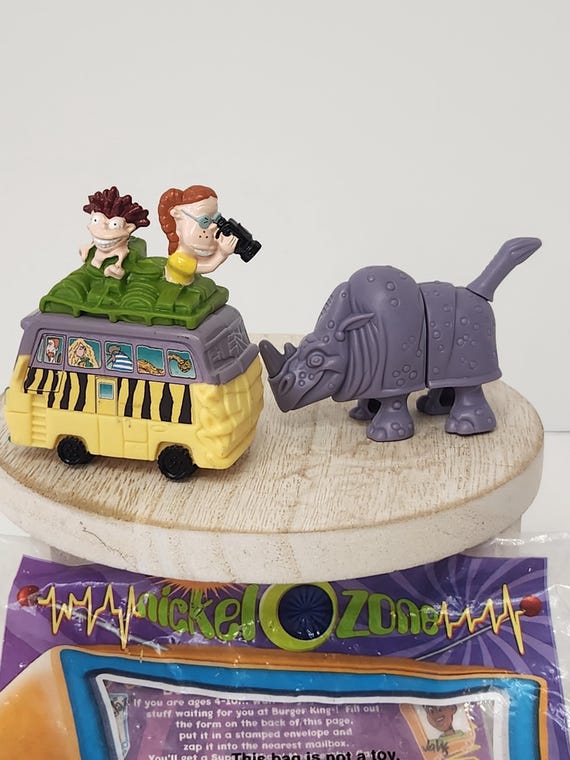 Vintage 1998 Burger King Nickelodeon Nickel-o-zone Wild