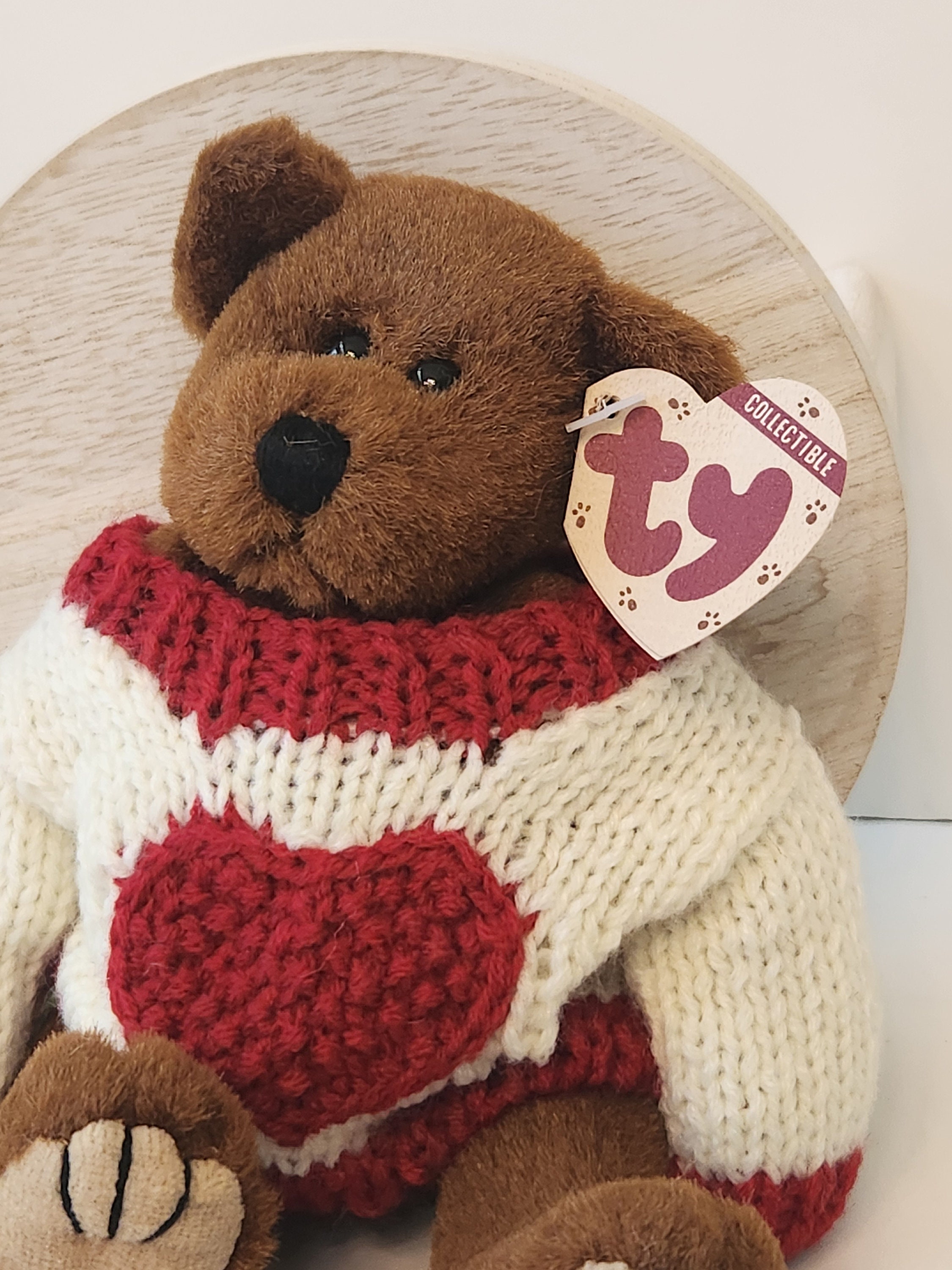 Vintage 1993 Ty Attic Treasures Casanova | 8” Jointed Bear With