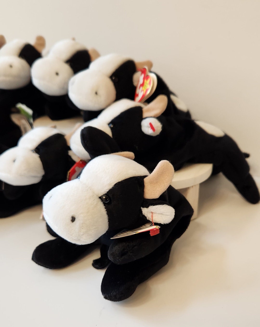 Ty Beanie Baby Daisy Cow 1993 - Etsy