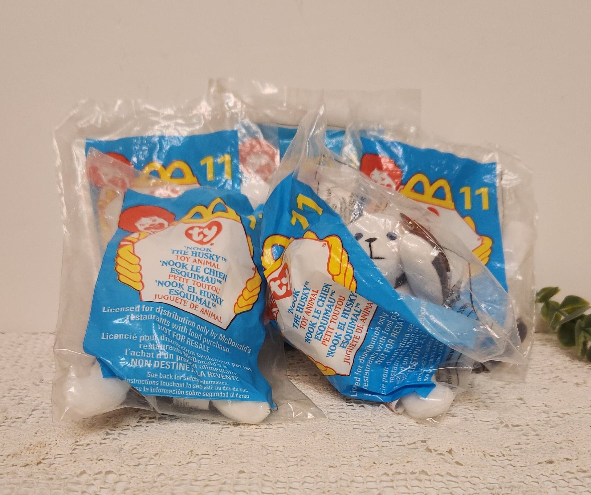 Nook the husky beanie baby mcdonalds discount