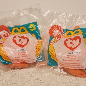 Vintage McDonalds Goldie Toy Animal #5 ty Teenie Beanie Baby 1996