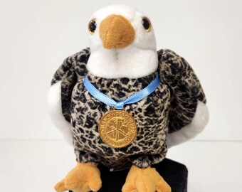 Vintage Ty Beanie Baby Valor the Eagle - Patriot Day Gold Medal American Eagle 2003 - MWMT