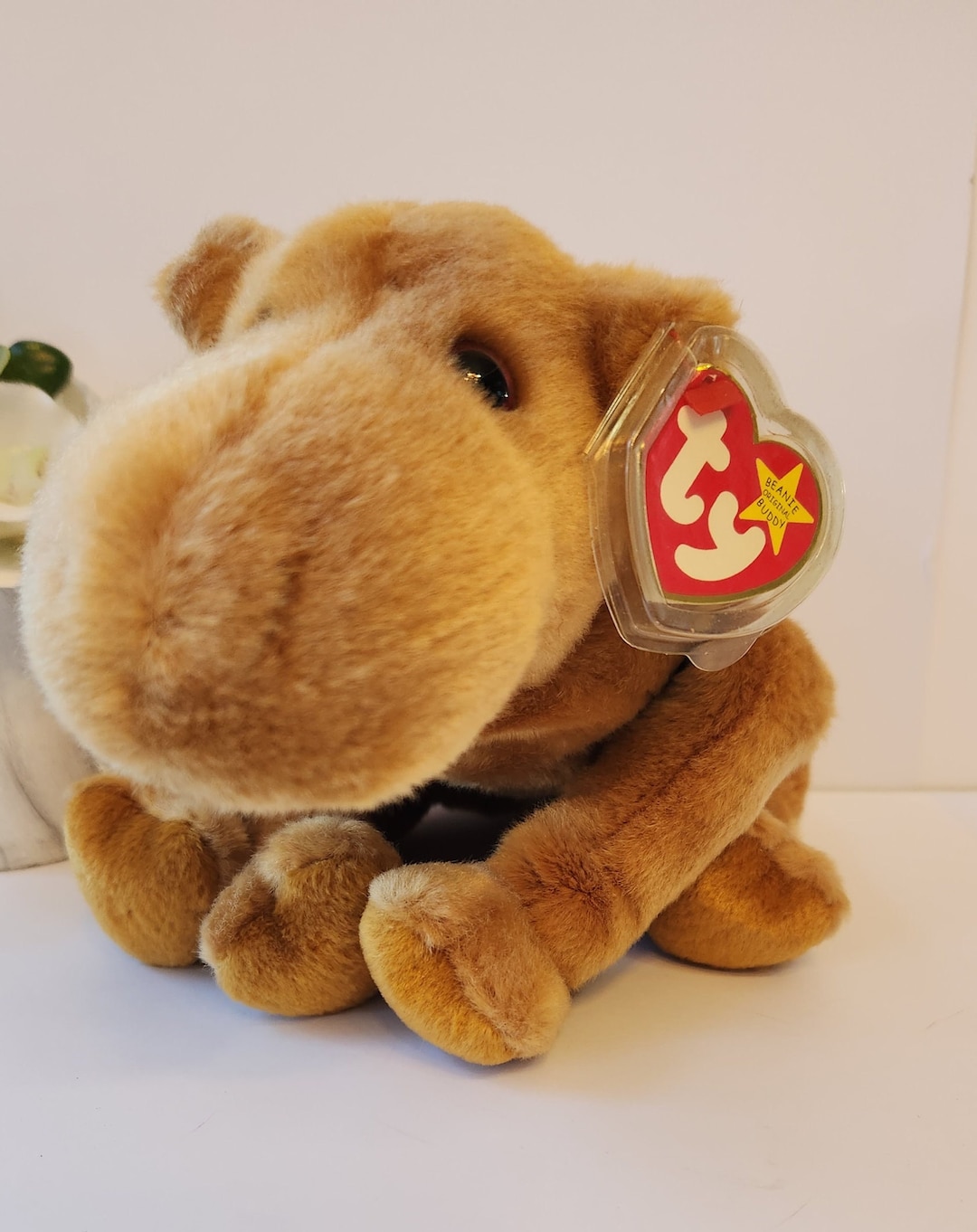 Vintage 1998 Ty Beanie Buddy Humphrey Camel 14 Brown Stuffed Plush