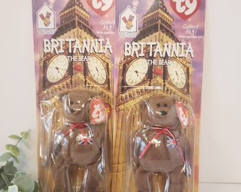 1999/  Britannia the BEAR Ronald McDonald House Beanie Baby / Unopened / Vintage Collectables