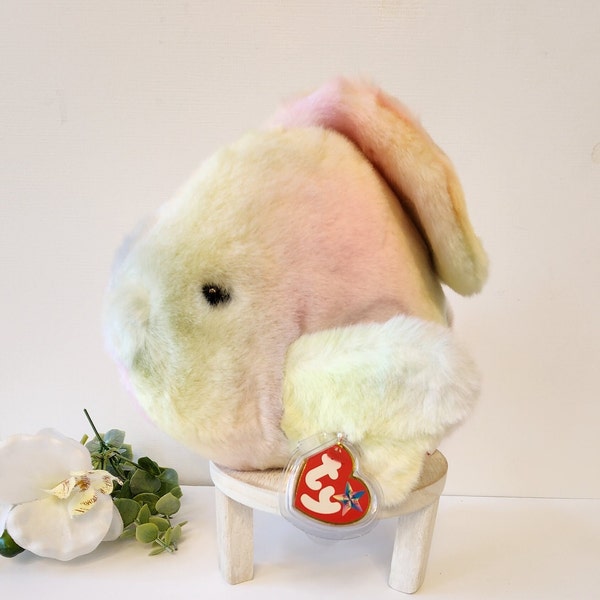 TY Beanie Buddy “Coral” the Tye-Dye Fish (10.5 inch)