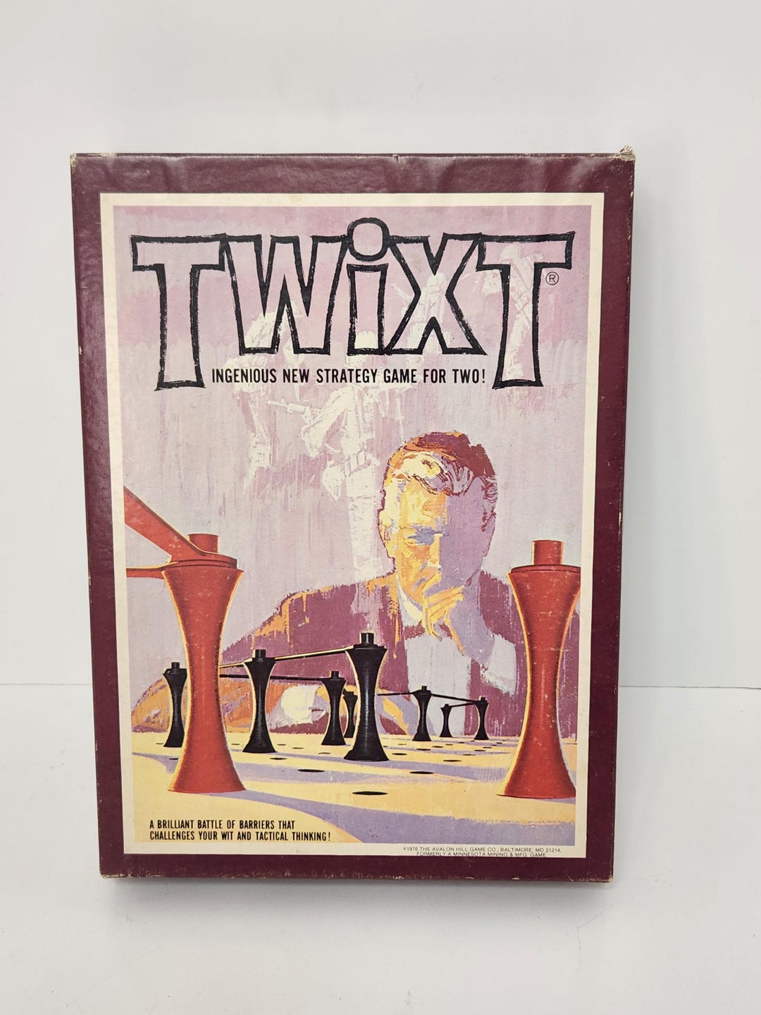 Vintage 1976 Twixt Strategy Board Game Avalon Hill Bookshelf Edition vintage-1976-twixt-strategy-board-game-avalon-hill-bookshelf-edition