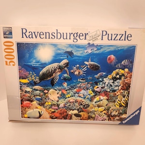 Beneath The Sea 5000 Piece Puzzle / Pre-Owned/ Complete
