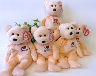 TY Beanie Baby “Atlanta” the I Love Atlanta Bear - Show Exclusive (8.5 inch)