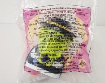 Vintage 1998 McDonald's Haunted Halloween Hamburglar Toy - The Mask Ghoul Monster - Rare Happy Meal Candy Dispenser - New In Package NIP