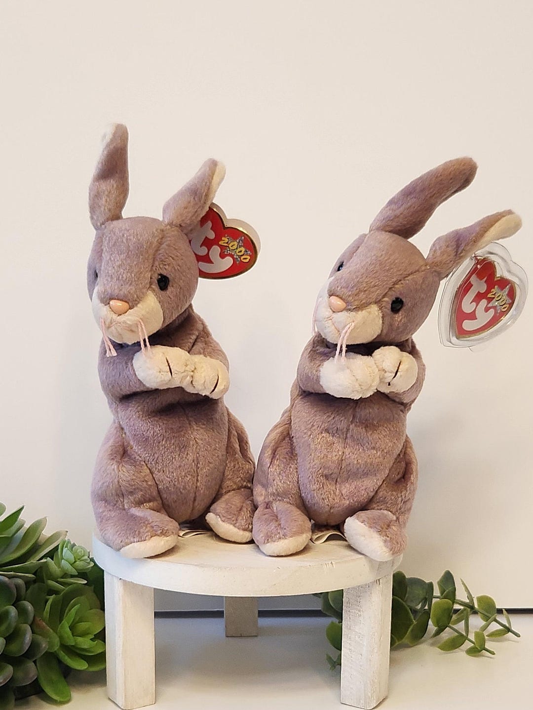 Beanie Babies - Springy the Rabbit / the Lavender Bunny / 2000 - Etsy