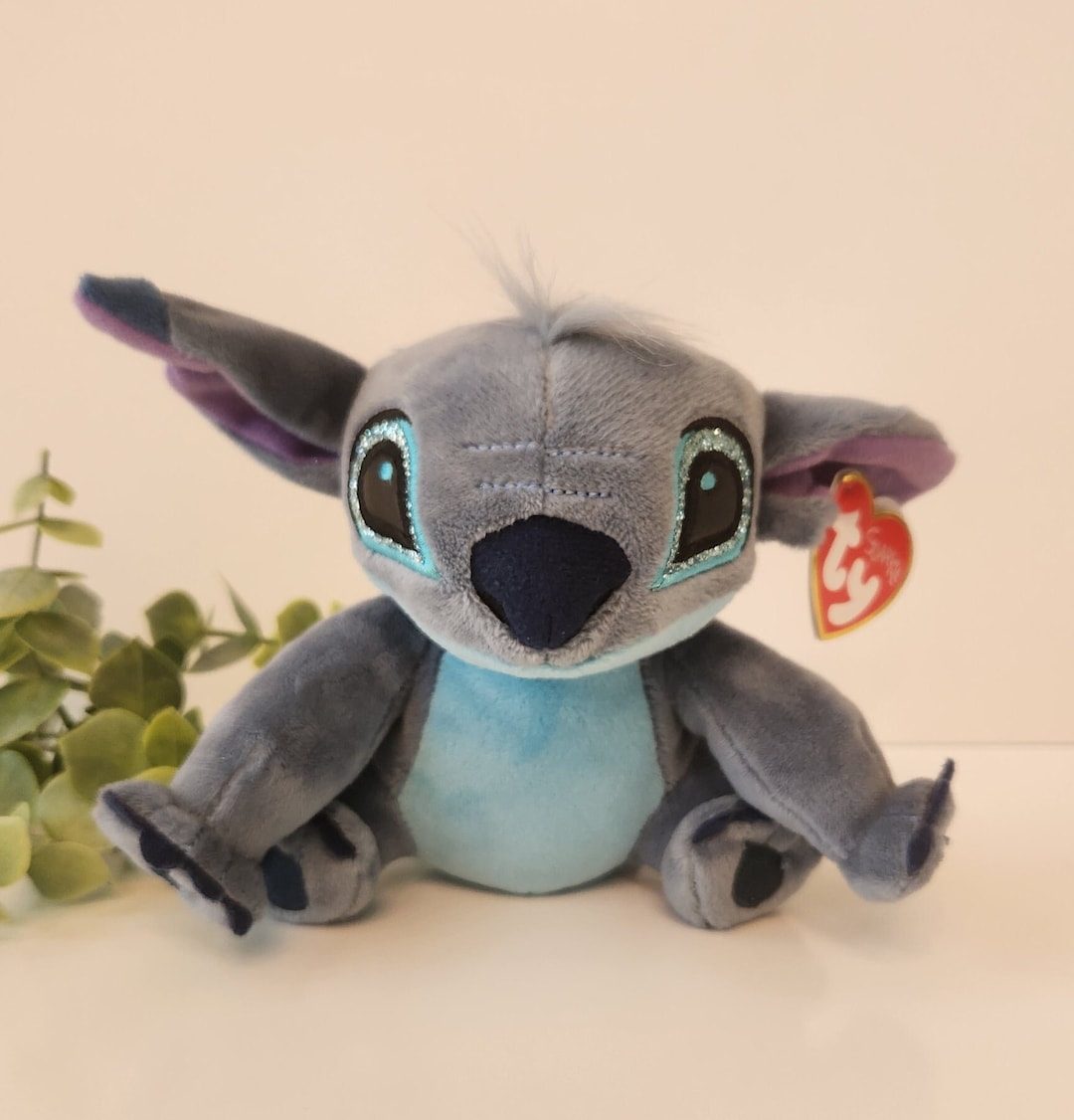 Ty Disney Stitch the Blue Alien 6" Plush - Etsy