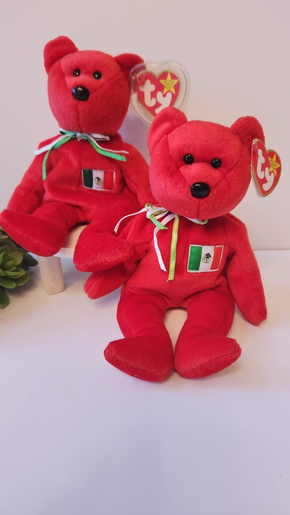 Osito 1999 Ty Bear 1999 TY Beanie Baby Osito Mexico Bear