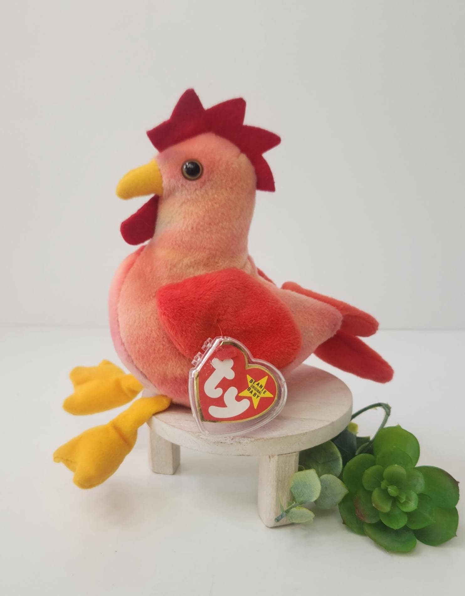 TY Beanie Baby - DOODLE the Rooster/1996/ Vintage - Etsy
