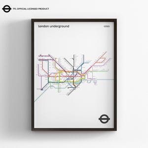 London Underground　ポスター London underground poster and train hi-res stock photography