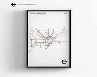 キューガーデン駅 / ロンドン地下鉄 / 地下鉄路線図ミニマル キューガーデン駅 / ロンドン地下鉄 / 地下鉄路線図ミニマル