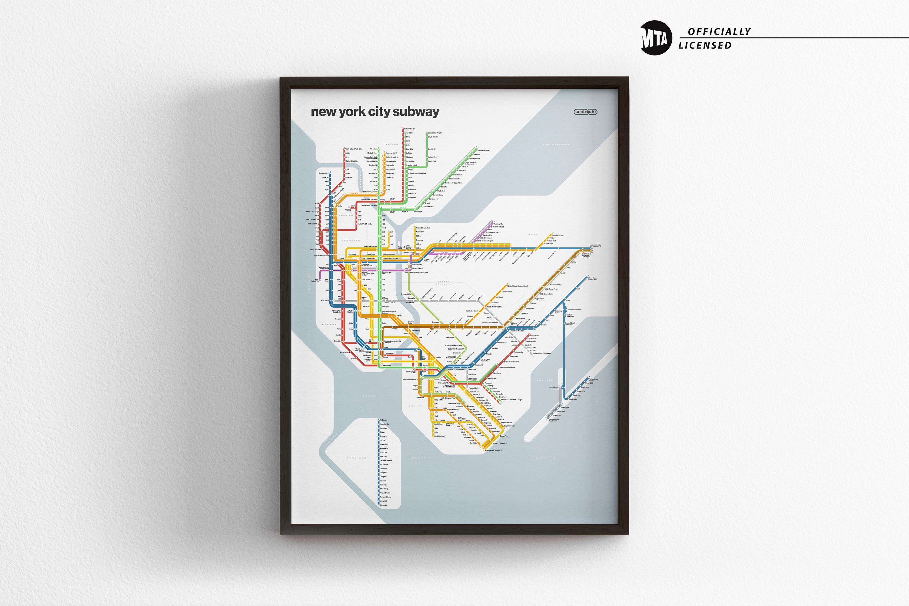Subway Map Art - Etsy