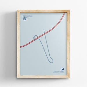 EXIT 15X New Jersey Turnpike Karte, Retro Stil Wandkunst, Leinwand Dekor, gerahmtes Reisegeschenk, Minimal Poster Druck, Landstraße Schild, Road Trip