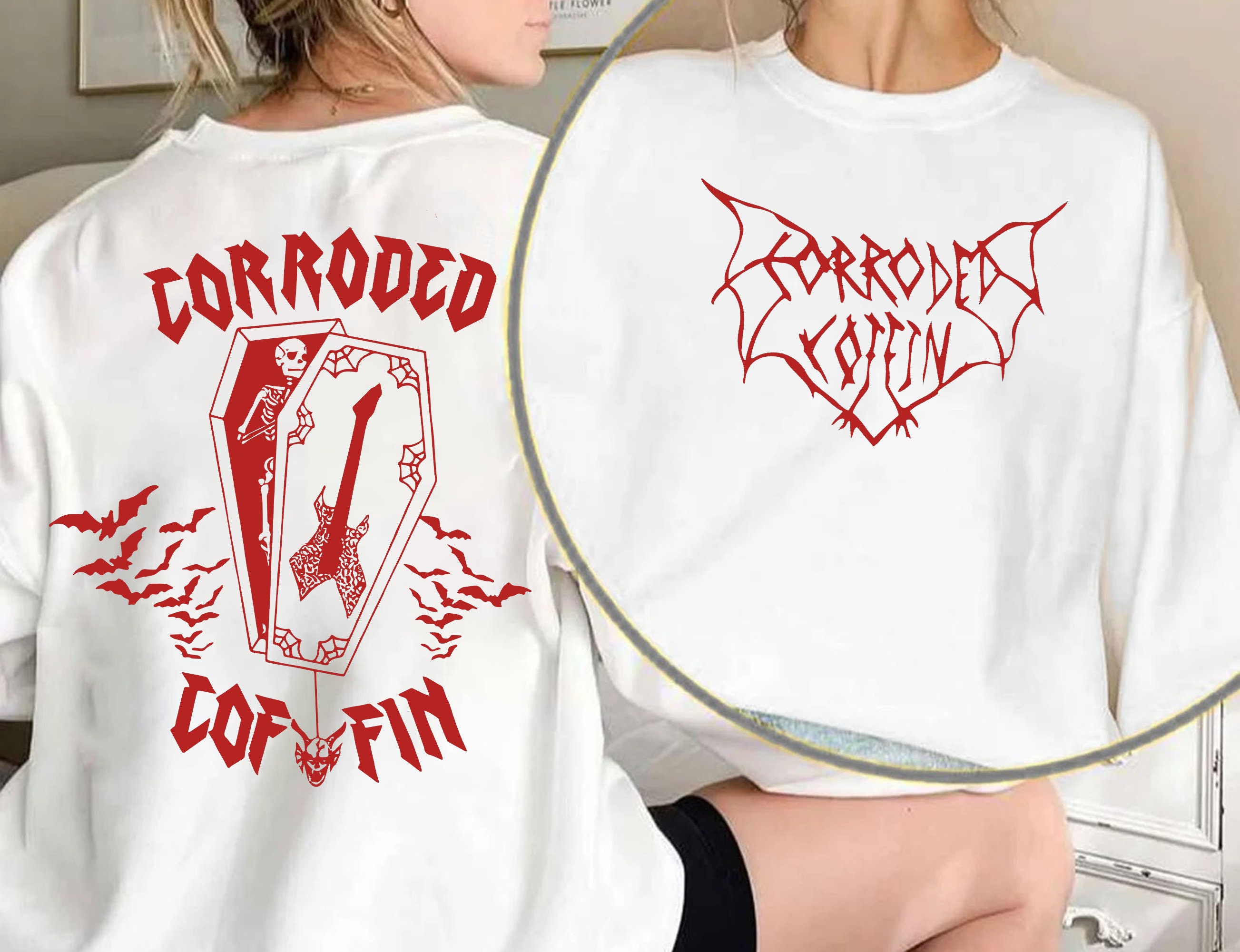 The Corroded Coffin Band Shirt the Corroded Coffin Shirt Etsy
