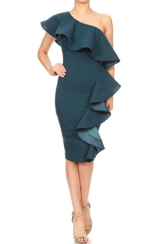 ruffle dress