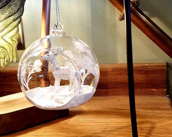 Hand forged bauble stand