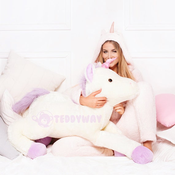 oversized stuffed unicorn