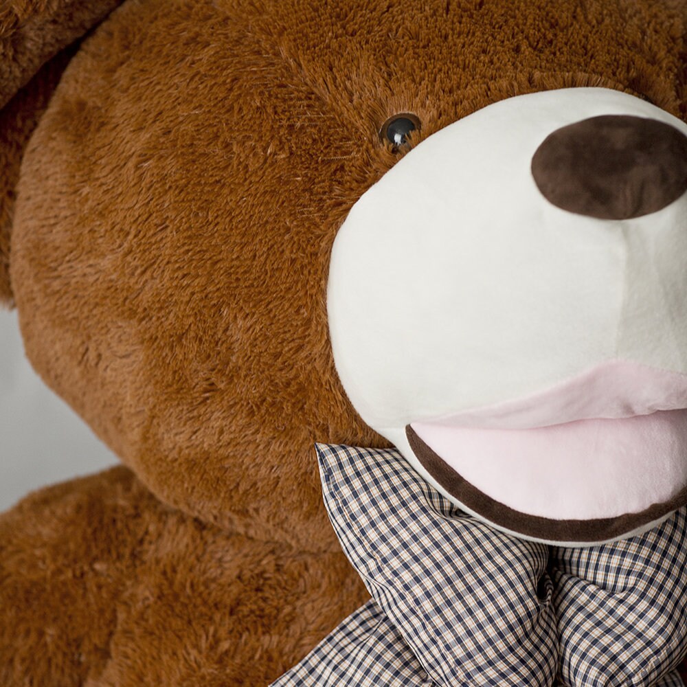Giant Teddy Bear Dark Brown Big Dark Brown Teddy Bear Dark Etsy