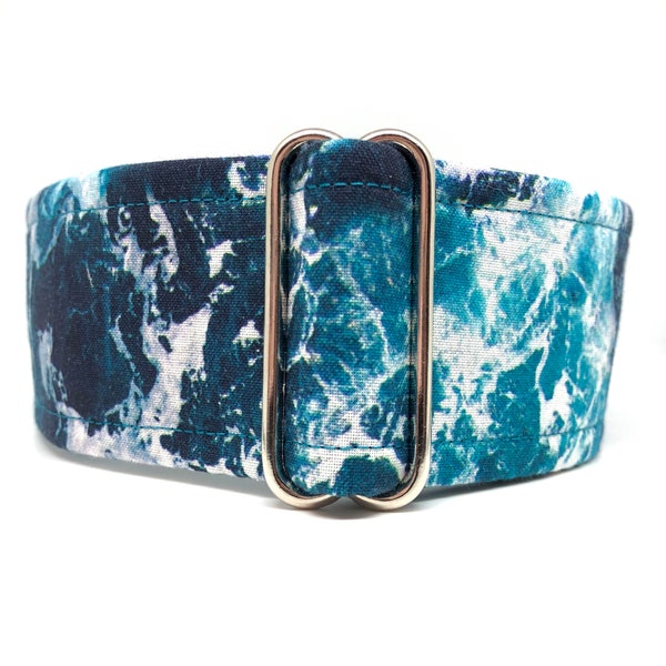 Ocean Waves Sea Dog Collar(read item description!)
