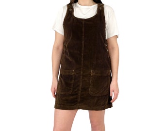 women's corduroy jumper dress