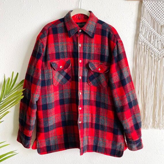 Vintage 80s plaid flannel - Gem