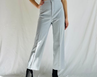 Vintage 1980s Levi’s Gray High Waisted Straight Leg Pants Size 27”