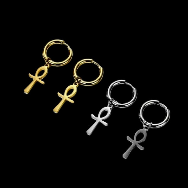 Ankh Earrings Etsy