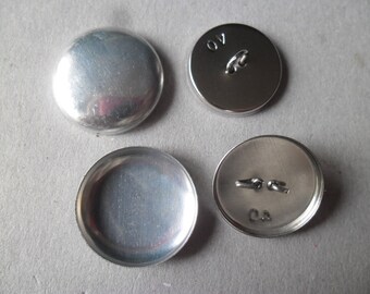 Métal; auto couverture boutons 19 mm