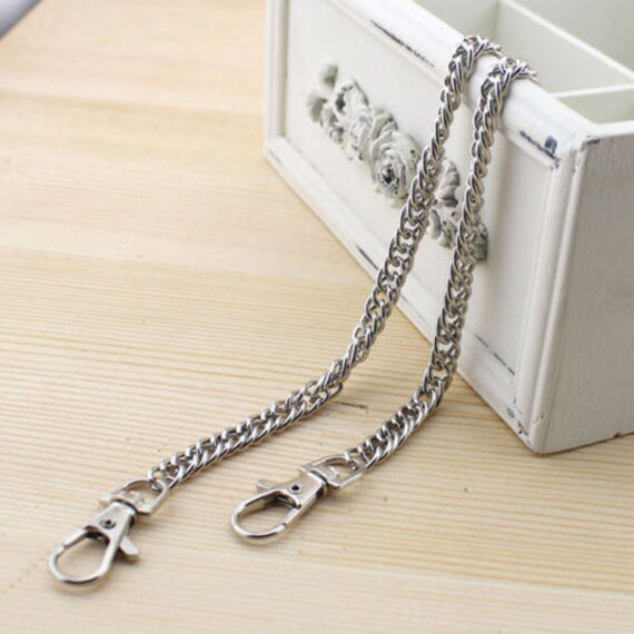 120 cm chaîne de sac à main métal argenté | Etsy