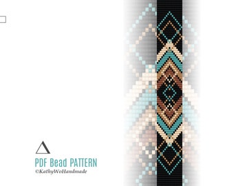 Loom Bracelet Pattern, Beaded Bracelet Pattern, Bead Loom Patterns, Bracelet DIY, Beaded Loom Jewelry, Miyuki Pattern