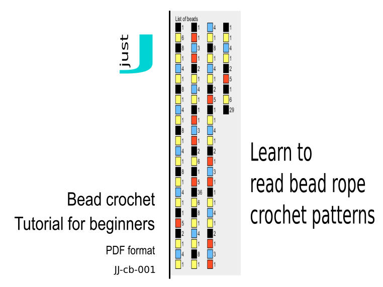 Beaded Rope Pattern Bead Crochet Tutorial, Bead Rope Patterns, Instant Download - Etsy