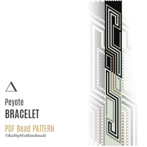 Peyote Bracelet Pattern, Beaded bracelet, Bead Pattern, Delica Peyote Bracelet, Peyote Bead Pattern, Delica Bead Bracelet