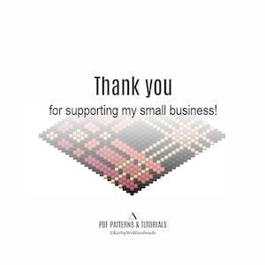 Puede incluir: Gracias por apoyar mi peque&ntilde;o negocio! Patrones y tutoriales PDF. @KatiyaWoHandmade
