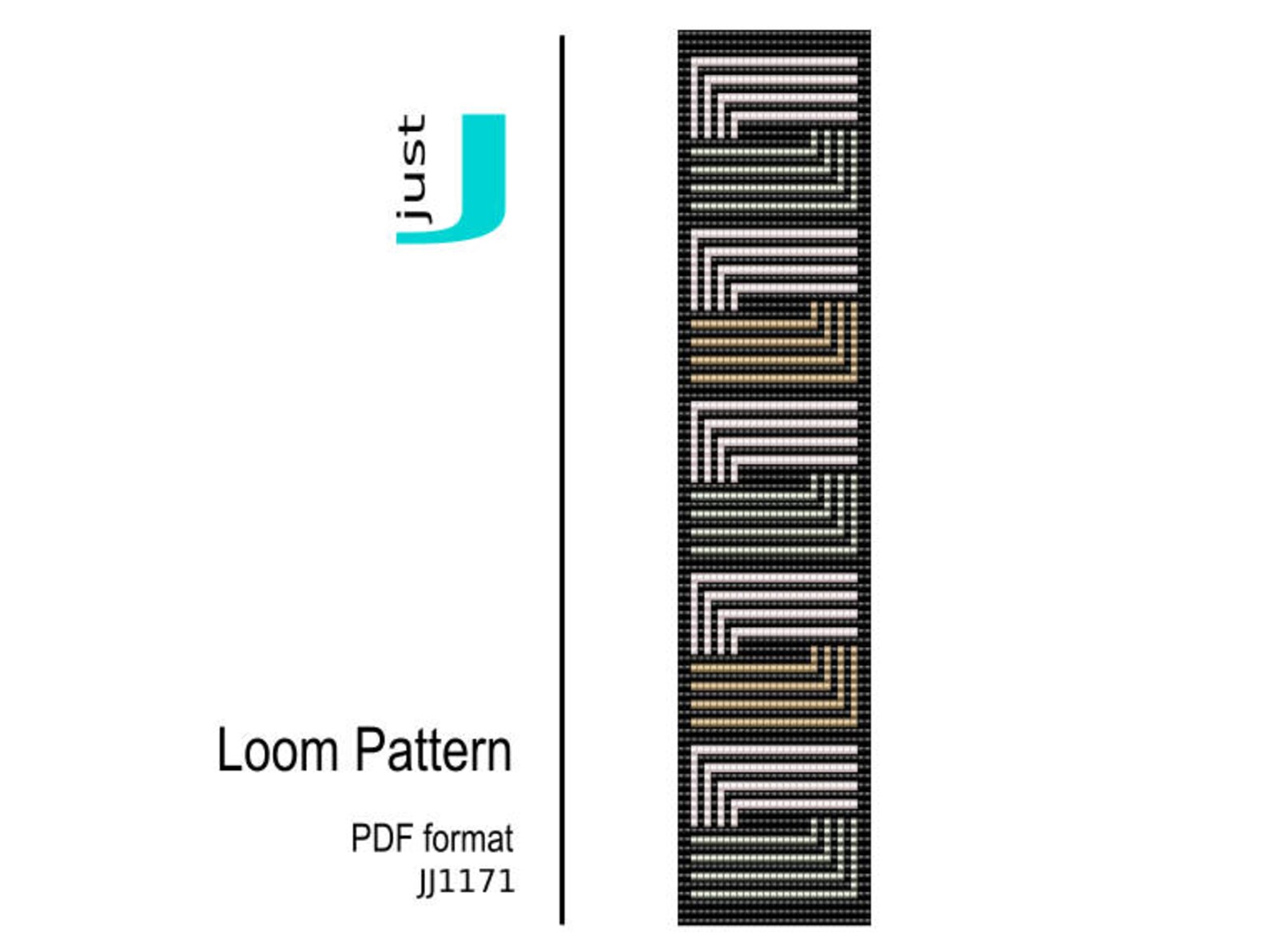 Loom Bracelet Pattern Pdf Pattern Loom Bracelet Loom Etsy