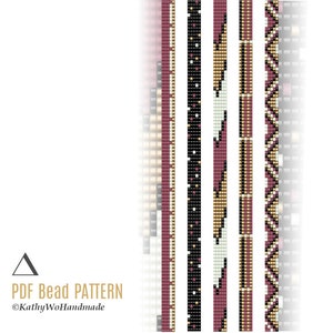 Bead Patterns, Set of 5, Loom Bracelet Pattern, Loom Pattern, DIY Bracelet, Beaded Bracelet, Miyuki Pattern, PDF Pattern