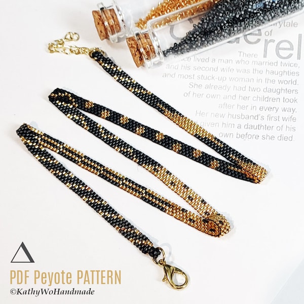 Peyote Wrap Bracelet Pattern, DIY Peyote Bracelet, Wrap Bracelet, Seed Bead Bracelet Pattern, Miyuki Bracelet, DIY Wrap Bracelet