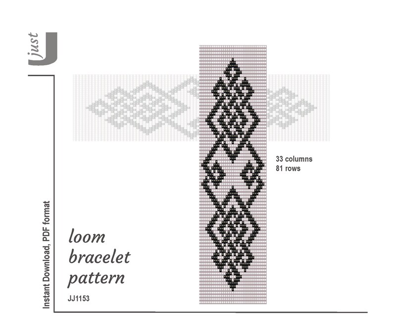 Loom Bracelet Pattern Beaded Bracelet Celtic Bead Pattern - Etsy